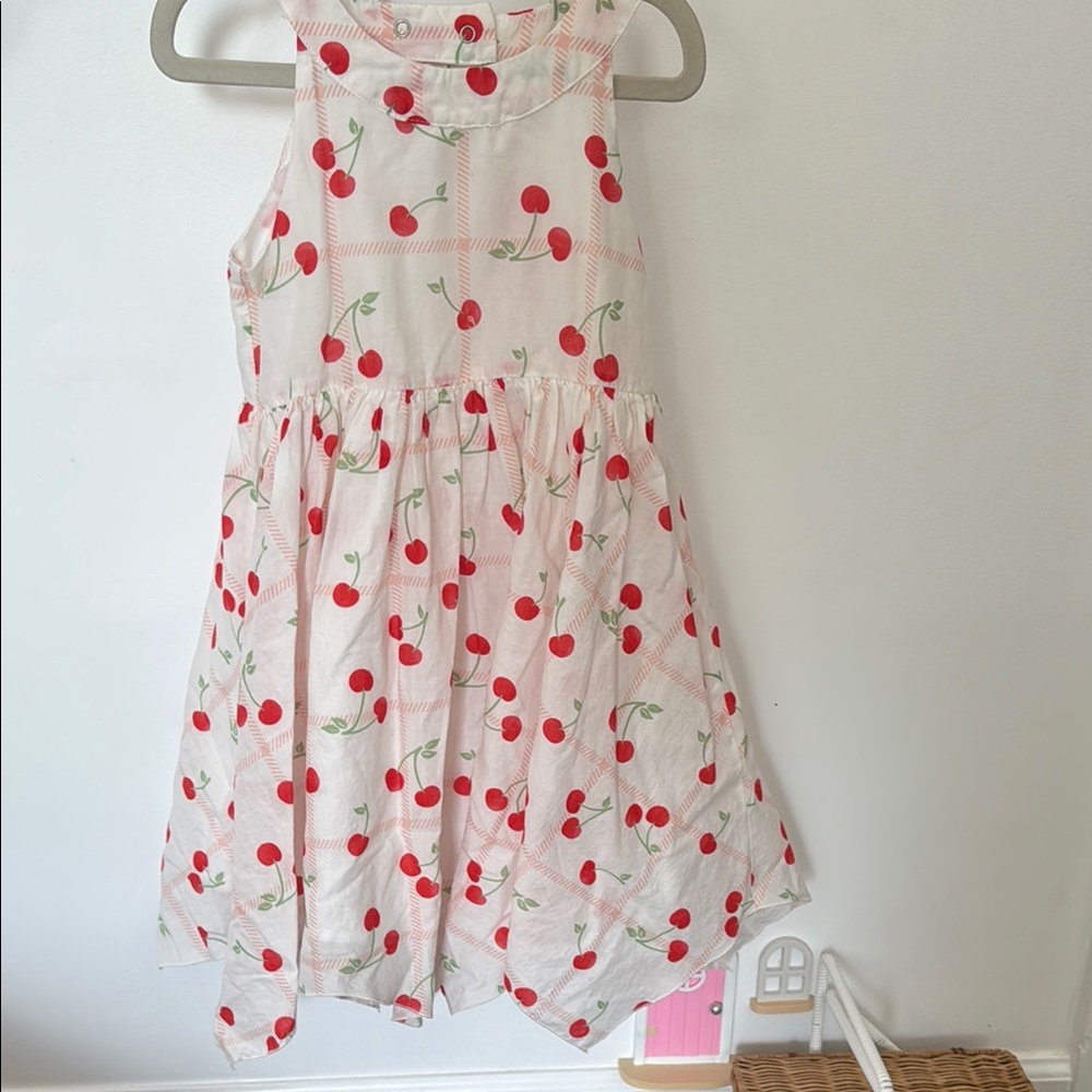 Cherry Print Kids Dress